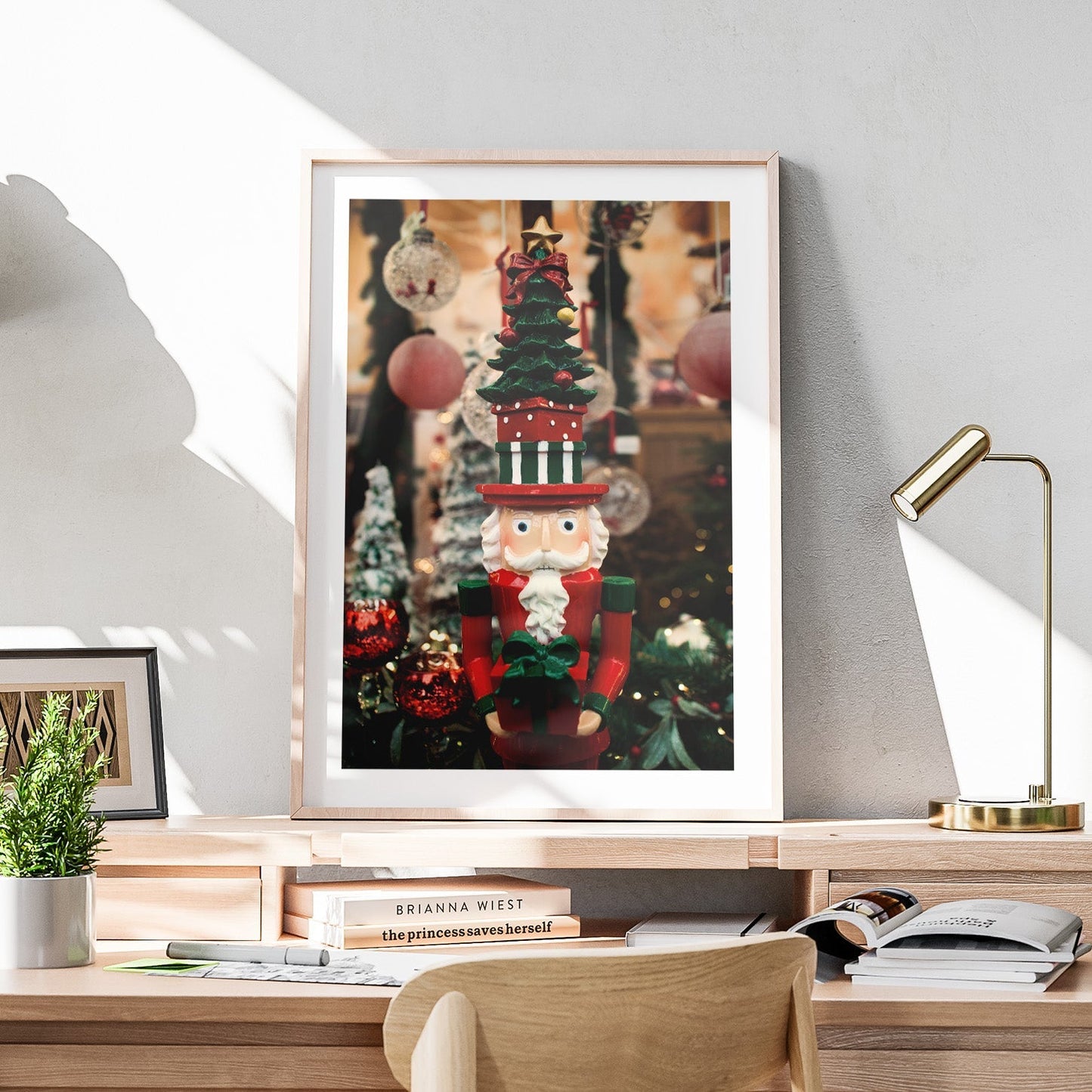 Nutcracker Traditional Christmas Tree Decorations - Rolled Poster Wall Art Print-1