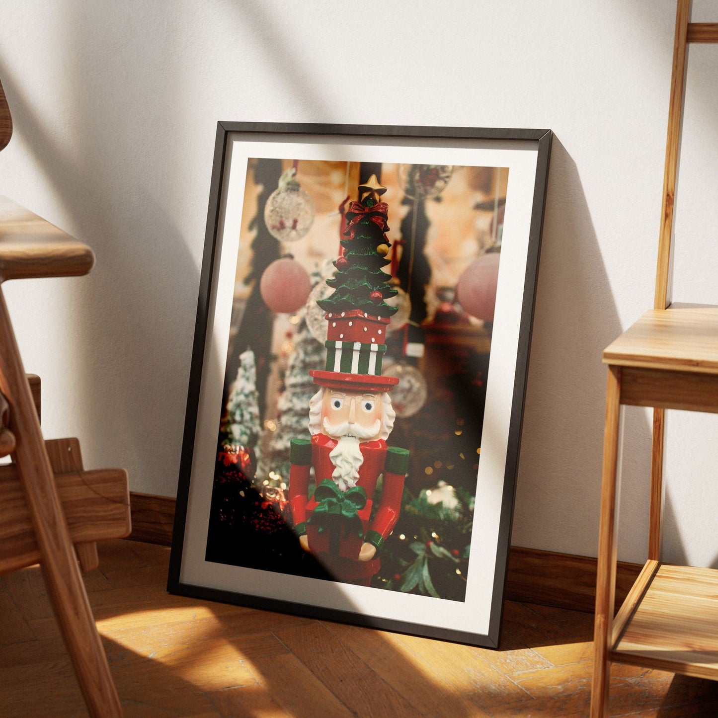 Nutcracker Traditional Christmas Tree Decorations - Rolled Poster Wall Art Print-4
