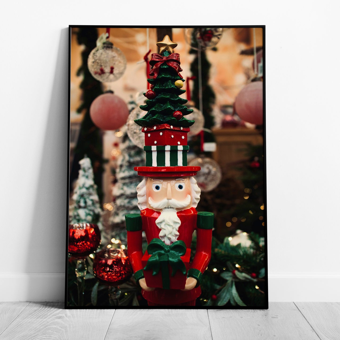 Nutcracker Traditional Christmas Tree Decorations - Rolled Poster Wall Art Print-5