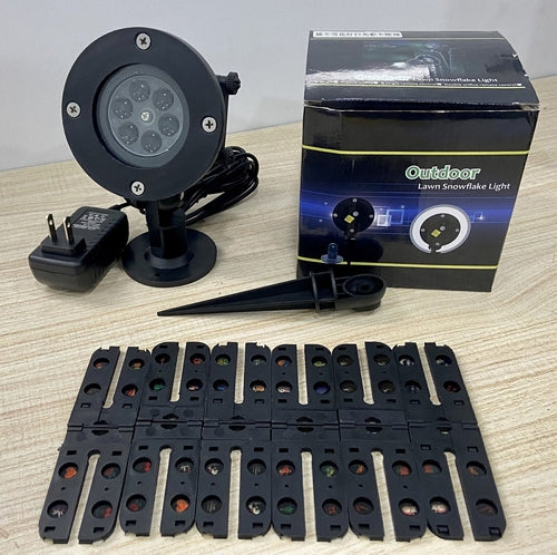 48 Pattern Christmas Projector Laser Light Snow LED Lamp Landscape